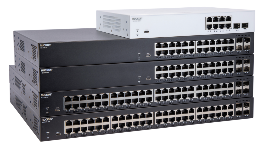 RUCKUS ICX 8100-C08PF Compact PoE-Switch