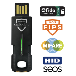 Swissbit iShield Key 2 FIDO2 USB-A NFC
